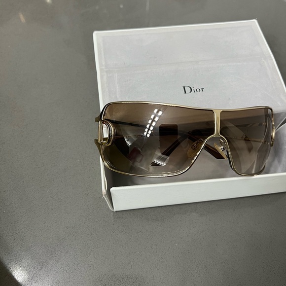 VINTAGE DIOR " DIORISSIMO " OVERSIZED BUBBLE GALLIANO ERA Y2K SUNGLASSES ITALY - Picture 10 of 16
